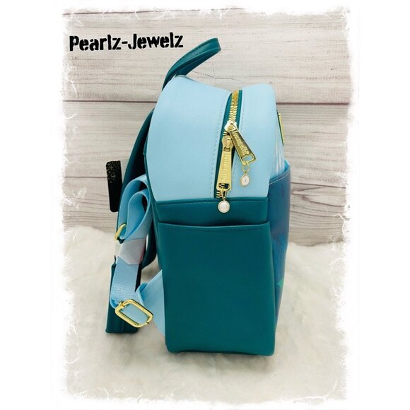 Loungefly Disney Little Mermaid Princess Ariel Grotto Pearl Mini Backpack NWT